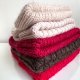 Ręcznie robiona czapka beanie MIRA 100% Merino plus moher i jedwab 50/56 jasny beż - od ręki