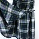 Glengary scotland skirt kopertowa spódnica w kratkę pure wool / L