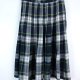 Glengary scotland skirt kopertowa spódnica w kratkę pure wool / L