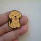 PIN PRZYPINKA BROSZKA PIES PIESEK SZCZENIAK LABRADOR RETRIEVER