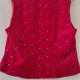 Vintage czerwona  kamizelka  folk trachten haft Land Haus 44