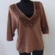 BIŻUTERYJNY SWETER/ BLUZKA SWETERKOWA*