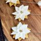 Broszka z kwiatem Gwiazdy betlejemskiej