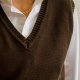 Czekoladowa kamizelka L/XL