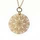 Okrągły naszyjnik z ażurowym motywem Pasithea c670