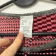 Sweter wzór patchwork czerń czerwień szary bawełna 50% rozmiar 42