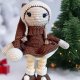 Świąteczna Laleczka Amigurumi