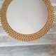 Lustro dekoracyjne złote, złota rama 60cm okrągłe