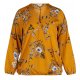 186zł NOWA bluzka Zizzi musztardowa we wzory kwiatowe Hv168