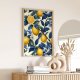 Plakat botaniczny cytryny - format  50x70 cm