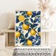 Plakat botaniczny cytryny - format  61x91 cm