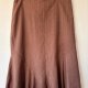 Elegancka spódnica vintage w kolorze ciepłego brązu OFFICE Rozmiar XXL / 44 / 16