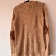 Beżowy kardigan Zara Knit z łatami na łokciach, gruby splot, ciepły, klasyczny S / M