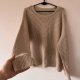 Beżowy sweter z ażurowym wzorem – klasyka w minimalistycznym stylu XXL / 44 / 16·Bardzo dobry·ONLY