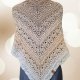 Chusta szydełkowa latte