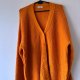 Oversize kardigan w ciepłym pomarańczowym kolorze, miękki splot, długie rękawy, guziki 9XL / 58 / 30·Bardzo dobry·Basic