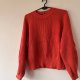 Czerwony bawełniany sweter C&A – klasyka w intensywnym kolorze M / 38 / 10·Bardzo dobry