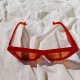 CZERWONE OKULARY - VINTAGE STYLE