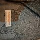 Szara Pashmina - 50% kaszmir, 50% jedwab – elegancka, miękka, z ornamentem