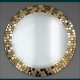 Lustro okrągłe złote, różne wymiary.50,60,70,80cm