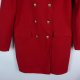 Boohoo flauszowy płaszczyk red 14 / 42