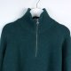 Jack&Jones sweter półgolf zip green / L