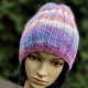 różane pastele / czapka z jedwabiem