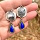 Lapis lazuli -Kolczyki nieoczywiste