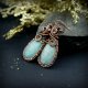 Kolczyki z amazonitem