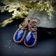 Kolczyki z lapis lazuli