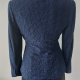 Vintage  Minge Collection granatowy żakiet taliowany S