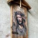 Obraz Chrystus - malowany na starych deskach
