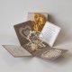 50 rocznica ślubu, złote gody, exploding box, kartka 3d
