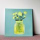 Obraz akrylowy Kwiaty w szklanym wazonie