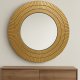 Lustro okrągłe złote, różne wymiary 50cm,60,70,80,90