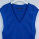Threadbare damska dzianinowa kamizelka blue / 12 - 40