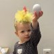 Opaska kurczak, opaska grzebień kurki, opaska kogucik, kostium kurczaczka dla dziecka