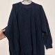 Gruby elegancki granatowy sweter oversize z szerokim splotem Monki Rozmiar 4XL / 48 / 20