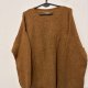 Sweter FRANSA • karmelowy ażurowy oversize • miękki i lekki 6XL / 52 / 24·Bardzo dobry