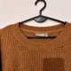 Sweter FRANSA • karmelowy ażurowy oversize • miękki i lekki 6XL / 52 / 24·Bardzo dobry