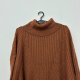 Golf oversize Primark / miękki brązowy sweter z golfem 7XL / 54 / 26·Bardzo dobry·Primark