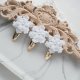 Świąteczna spinka do włosów dla dziewczynki LUNA śnieżynka SL22