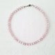 Choker z kwarcu różowego