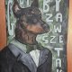 Obraz - DOBERMAN DŻEJMS - 50cm x 70cm