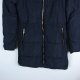 H&M ocieplana kurtka z kapturem dark navy 32 / XXS