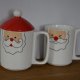 dwa świąteczne kubki mikołaje Lawrence Grey