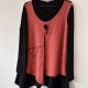 tuniko-bluza oversize bentter xl czarno-czerwona Xl xxl