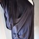 Sukienka tunika miękka drapowana oversize XS S