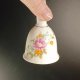 Porcelanowy dzwoneczek kwiaty vintage