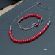 Koral czerwony - naszyjnik 06